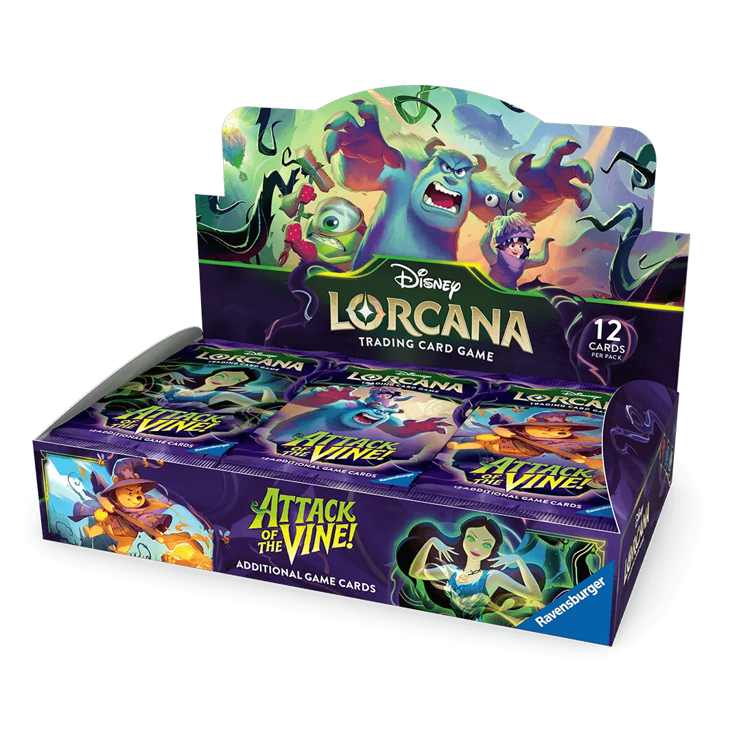 Disney Lorcana Attack of the Vine booster box display (Set 13)