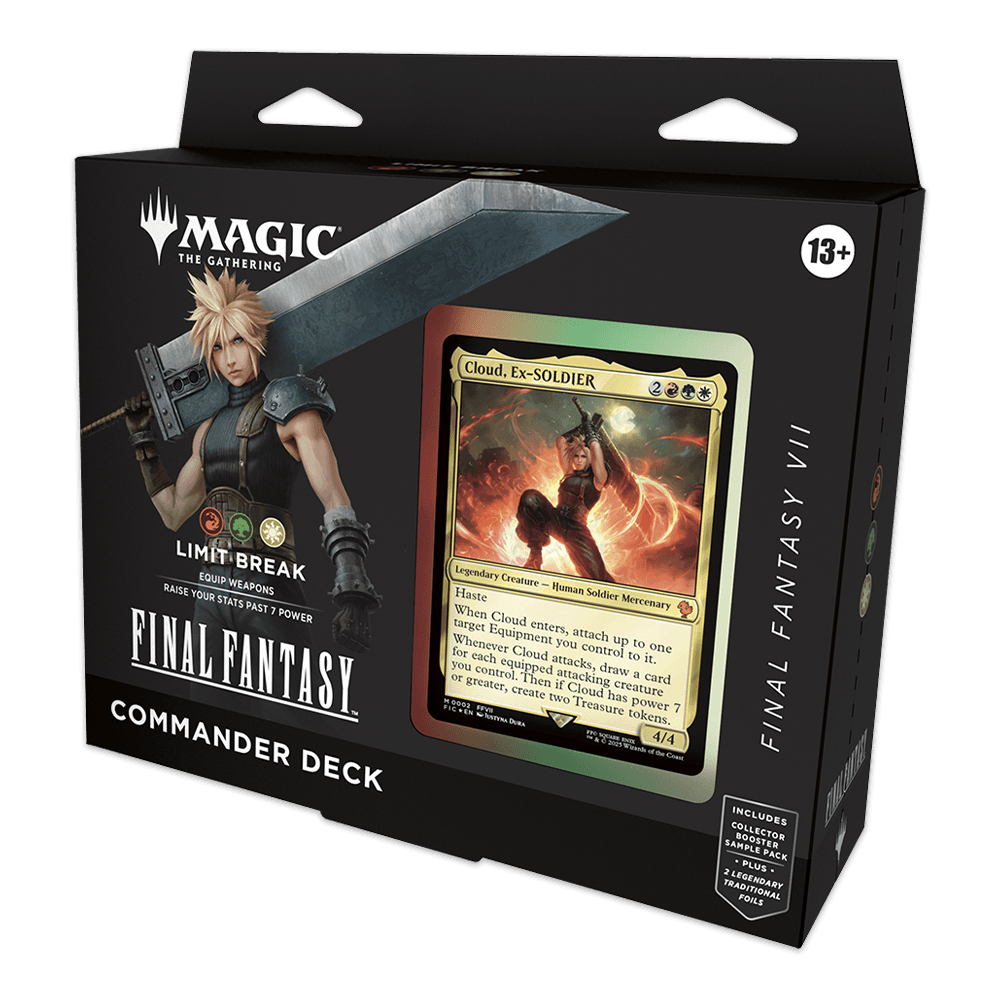 Magic: The Gathering Final Fantasy Limit Break Commander Deck with Cloud, Ex-SOLDIER