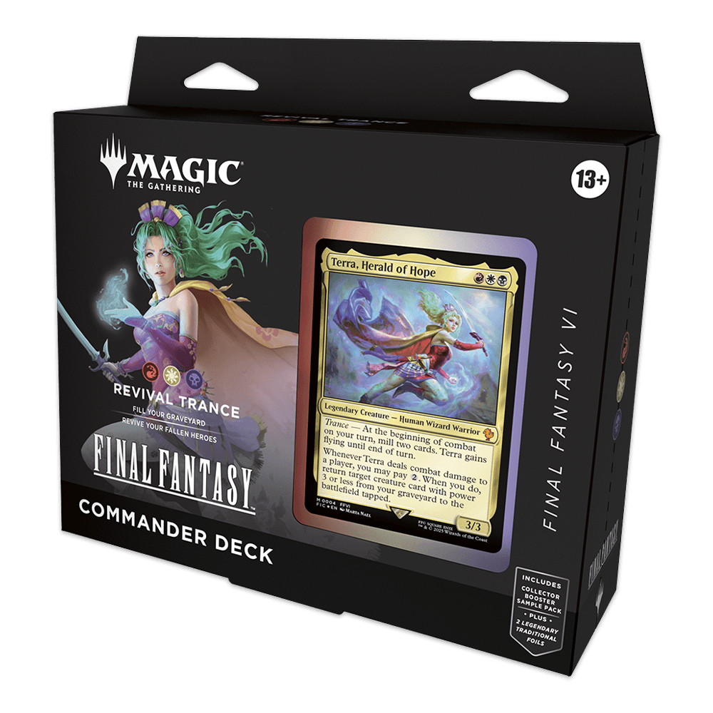 Magic: The Gathering Final Fantasy Revival Trance Commander Deck with Terra, Herald of Hope